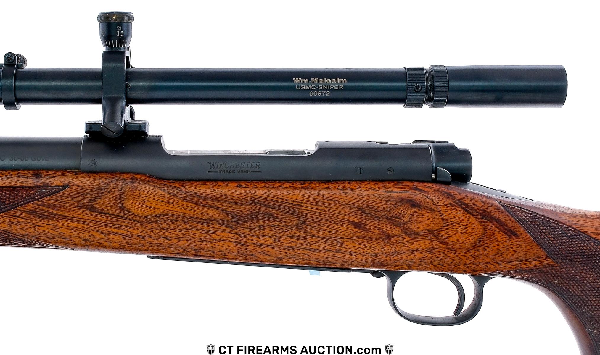 Winchester 70 Sniper .30-06 Govt Bolt Action Rifle