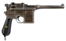 Mauser C96 Broom handle 9mm Semi Auto Pistol