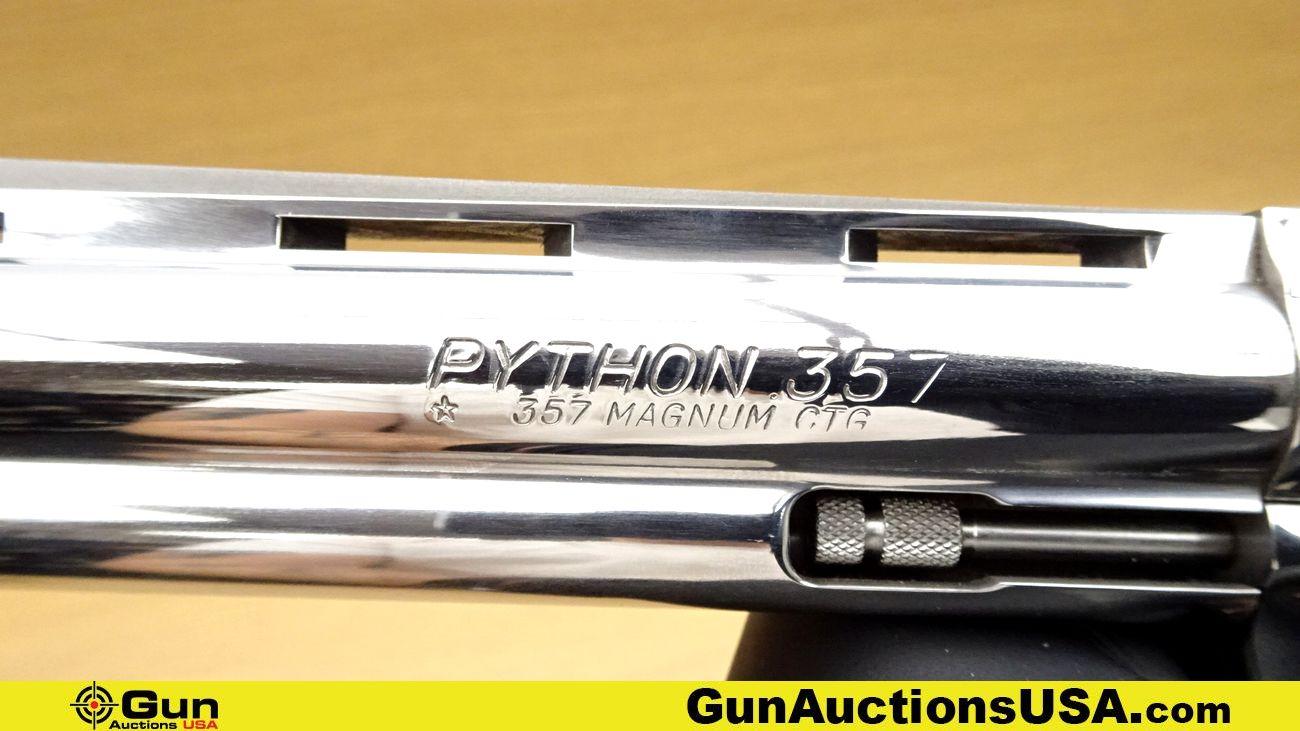COLT PYTHON 357 .357 MAGNUM Revolver. Excellent. 6" Barrel. Shiny Bore, Tight Action Timeless beauty