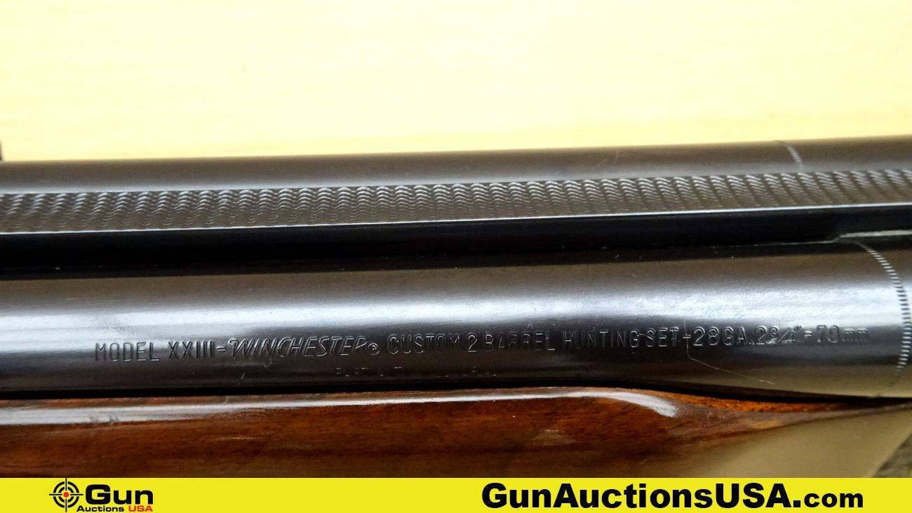 Winchester 23 20GA/28GA PIGEON GRADE CUSTOM Shotgun."ONE of 500" Excellent. 25.5" Barrel. Shiny Bore