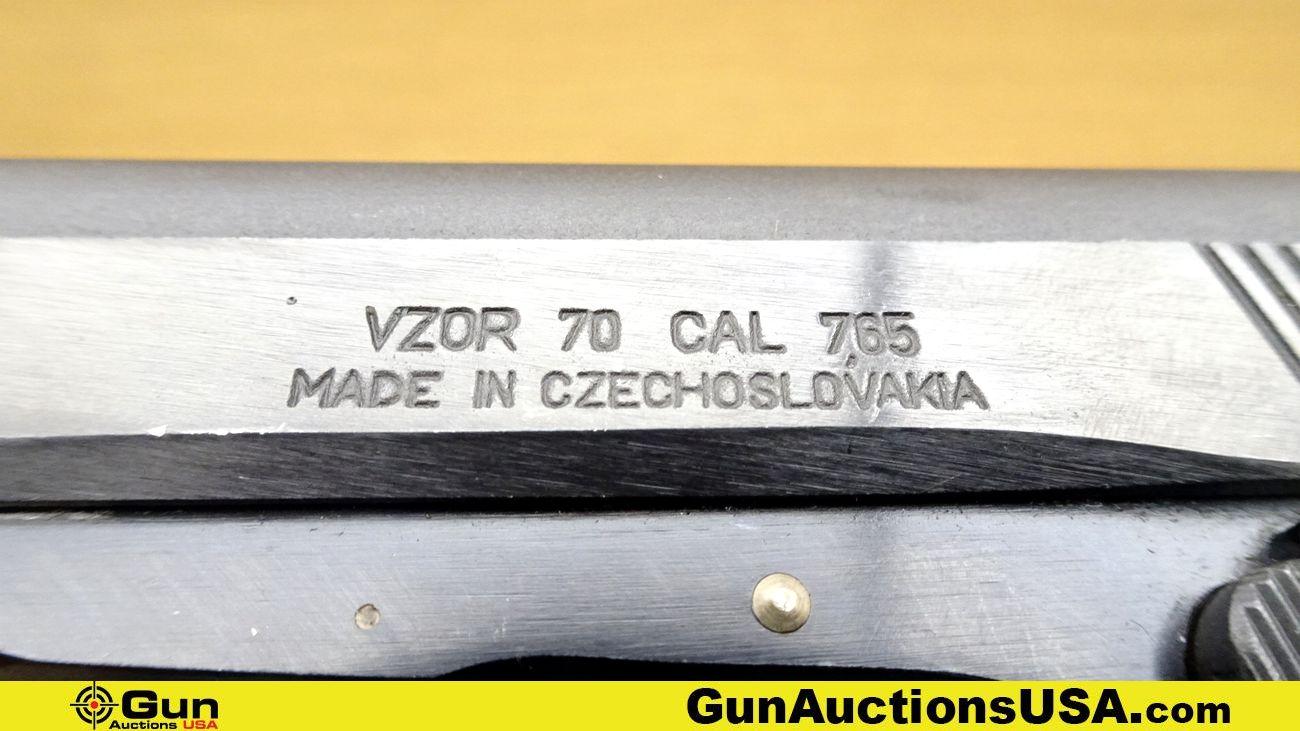 CZ VZOR 70 7.65 Pistol. Very Good. 3 5/8" Barrel. Shiny Bore, Tight Action Semi Auto The CZ VZOR 70