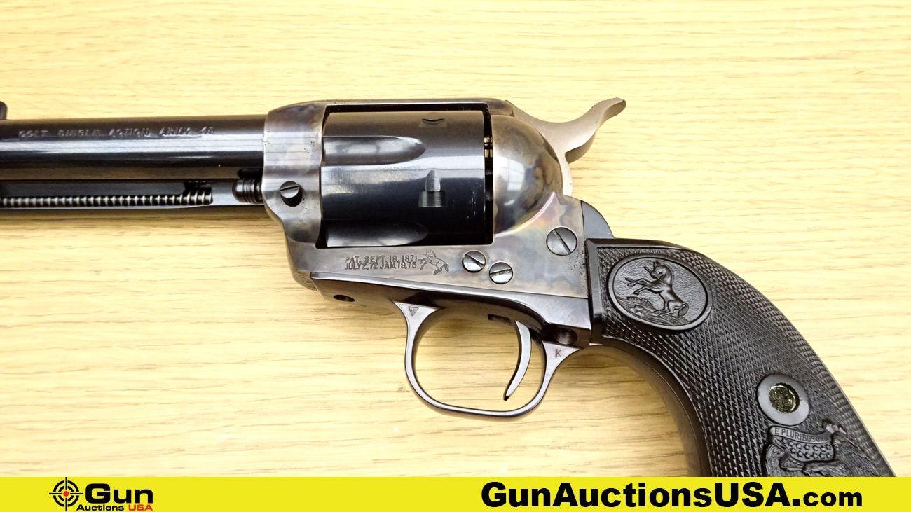 COLT SINGLE ACTION ARMY .45 COLT Revolver. Excellent. 4.75" Barrel. Shiny Bore, Tight Action Feature
