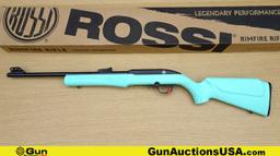 CBC ROSSI RS22 .22 LR Rifle. NEW in Box. 18" Barrel. Semi Auto Features a Teal and Black Two Tone Fi