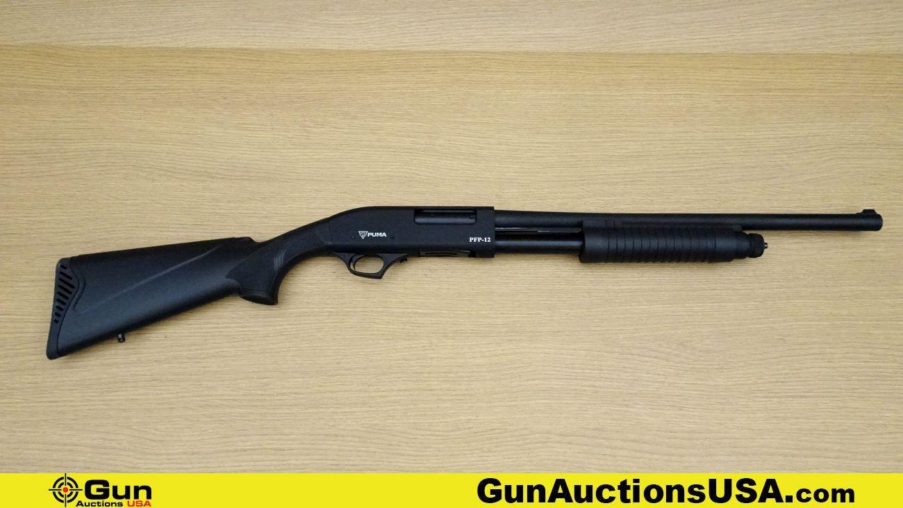 Legacy Sports International PUMA PFP-12 12 ga. Shotgun. Very Good. 20" Barrel. Shiny Bore, Tight Act