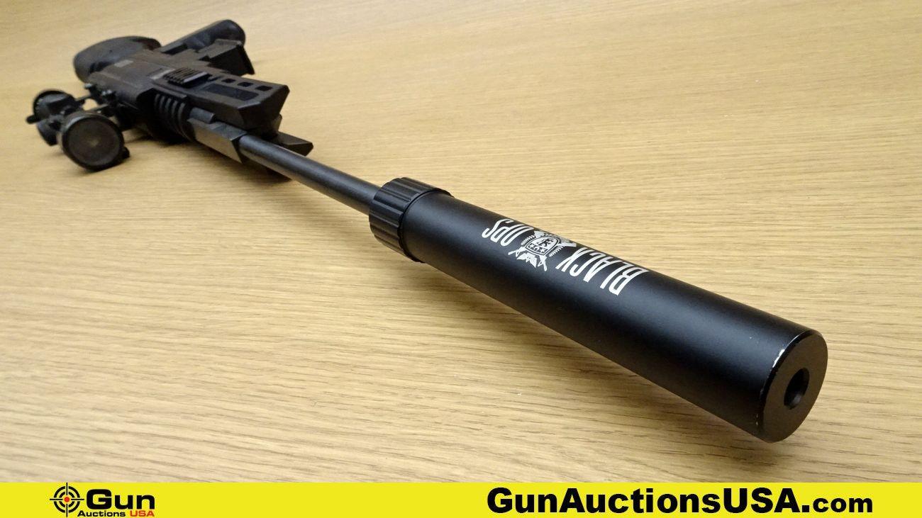 BLACK OPS B1090 4.5MM/.177 AIR RIFLE. Very Good. 18.25" Barrel. Break Action Features a Faux Suppres