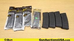 P- MAG, MFT 5.56/.223 Magazines. NEW. Lot of 8; 30 Rd Polymer AR 15 Magazines. . (70094)