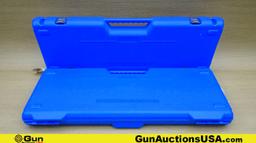 Rock River Rifle Cases. Excellent. Lot of 2; Blue Polymer Lockable Rifle Cases Molded for AR-15 Styl