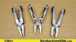 Gerber Multi Tools. Excellent. Lot of 3; Two Multi Tools with Sheaths and 1 Multi Tool without Sheat
