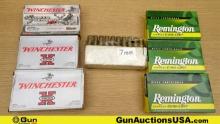 Winchester & Remington 270 WIN & 7mm REM MAG Ammo. 140 Total Rds; 80 Rds- 270 WIN, 150 Grain, 60 Rds
