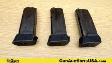 Sig Sauer 9MM Magazines. Very Good. Three 12 Rd Magazines for the Sig P365. . (71069) (GSCM12)