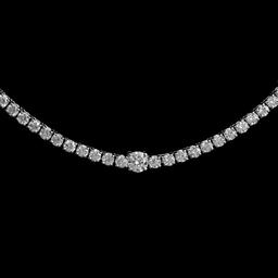 18K Gold 9.51ct Diamond Necklace