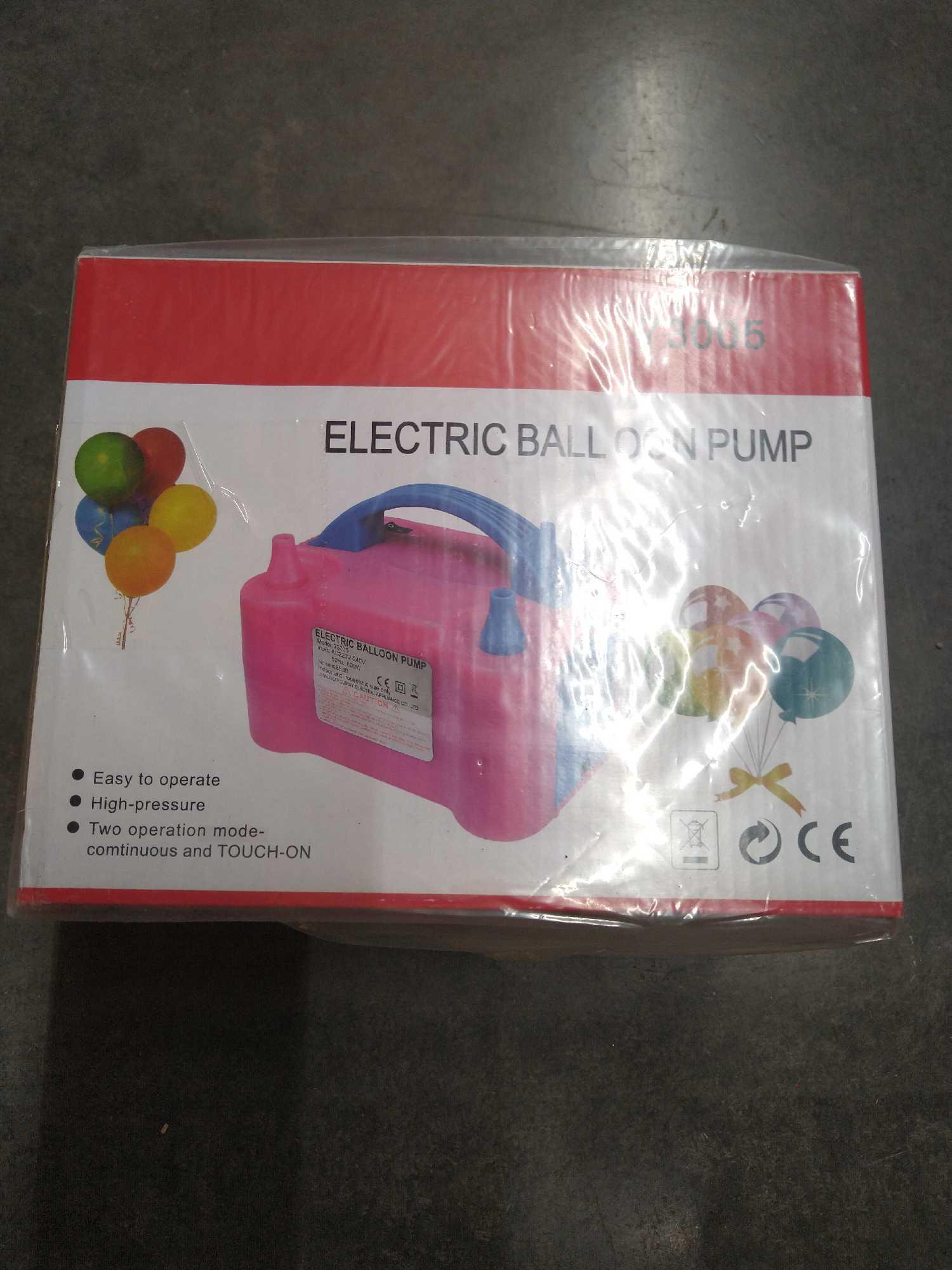 Electric Air Balloon Pump, Portable Dual Nozzle Electric Blower Inflator for Decoration, $19.99 MSRP