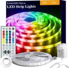 LED Strip Lights 5M RGB 5050 LED Lights for Bedroom, Room, Kitchen, Home Decor DIY, $29.99 MSRP
