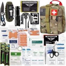 Survival First Aid Kit Trauma Bag for Camping Boat Hunting Hiking, $49.99 MSRP