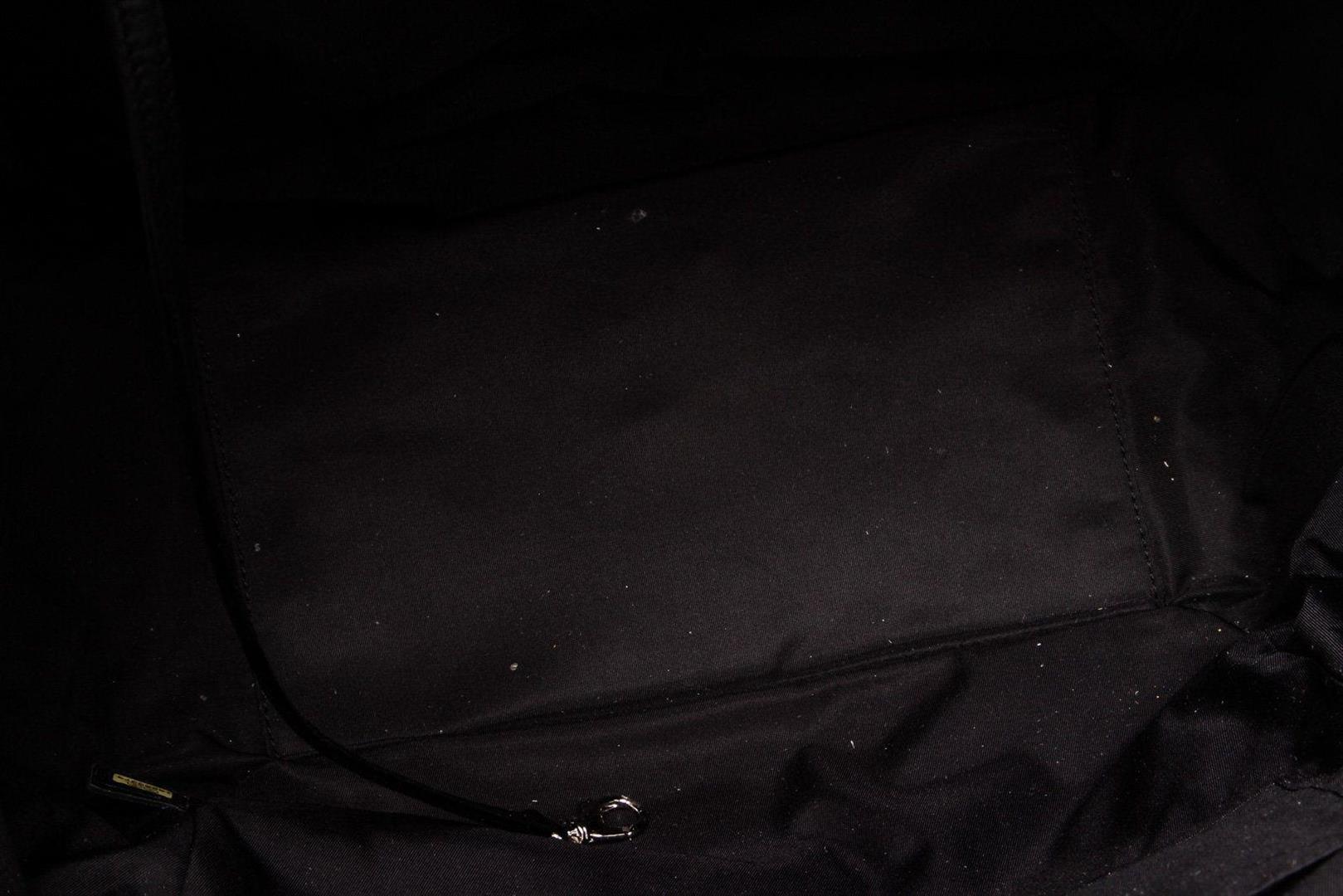 Chanel Gray Quilted Vinyl Bowling Satchel Handbag