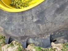 John Deere 420/85r34 Tire with 10 Bolt Rim