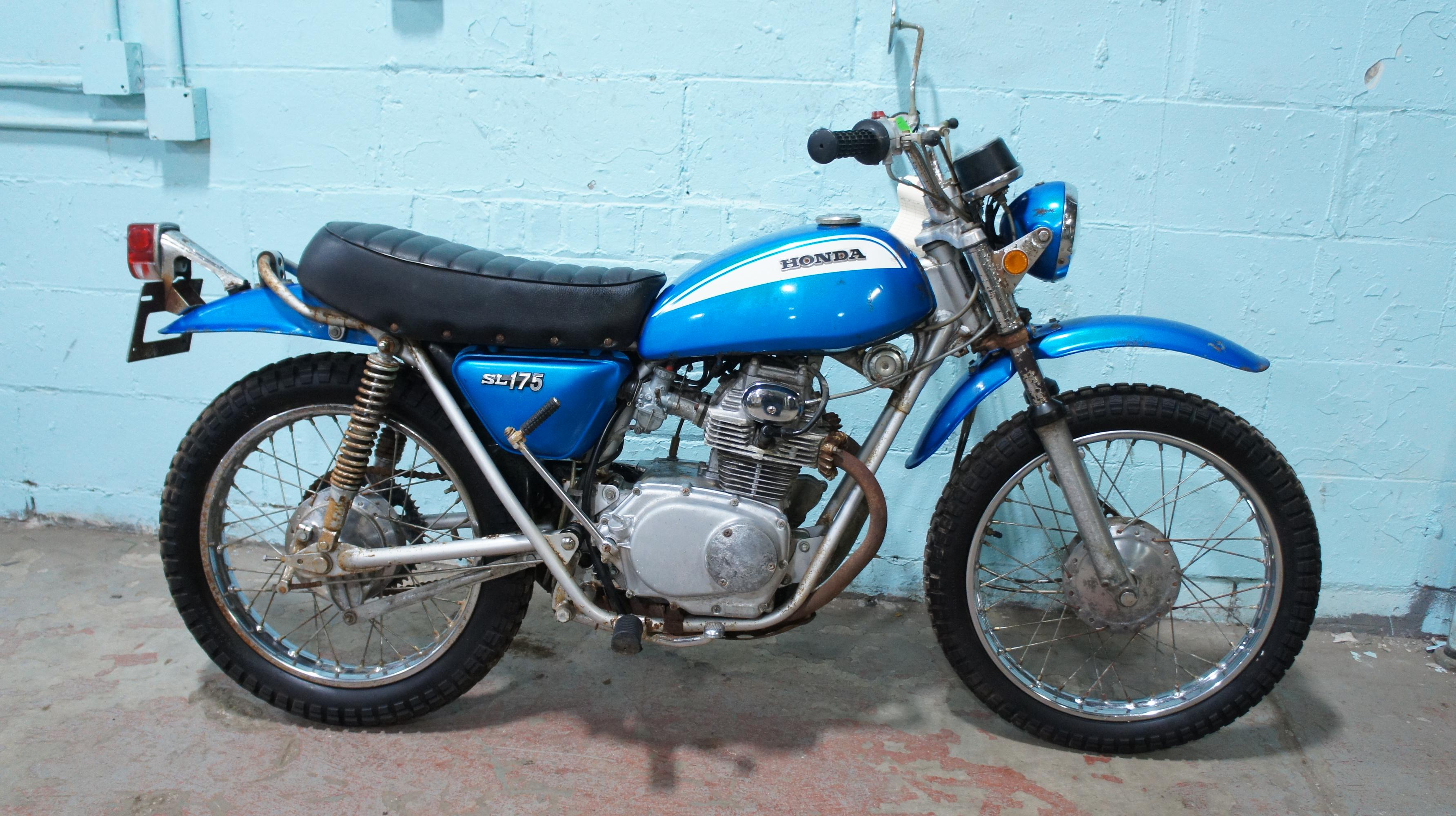 1972 HONDA SL175 Motorcycle