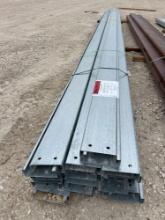 22 - 8"X2 1/2"X29' 1/2" Galvanized Purlins 22 TIMES THE MONEY MUST TAKE ALL