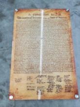 DECLARATION OF INDEPENDENCE ACRYLIC WALL ART