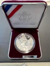 SILVER 1999 COMMEMORATIVE DOLLEY MADISON COIN