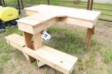 Wooden Shooting Bench