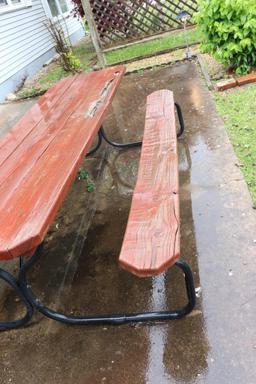 Picnic Table will need some Wood Repaired