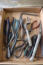 Flat of Miscellaneous Pliers
