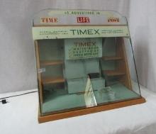 TIMEX WATCH DISPLAY CASE ELECTRIC
