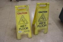 Plastic Wet Floor Signs