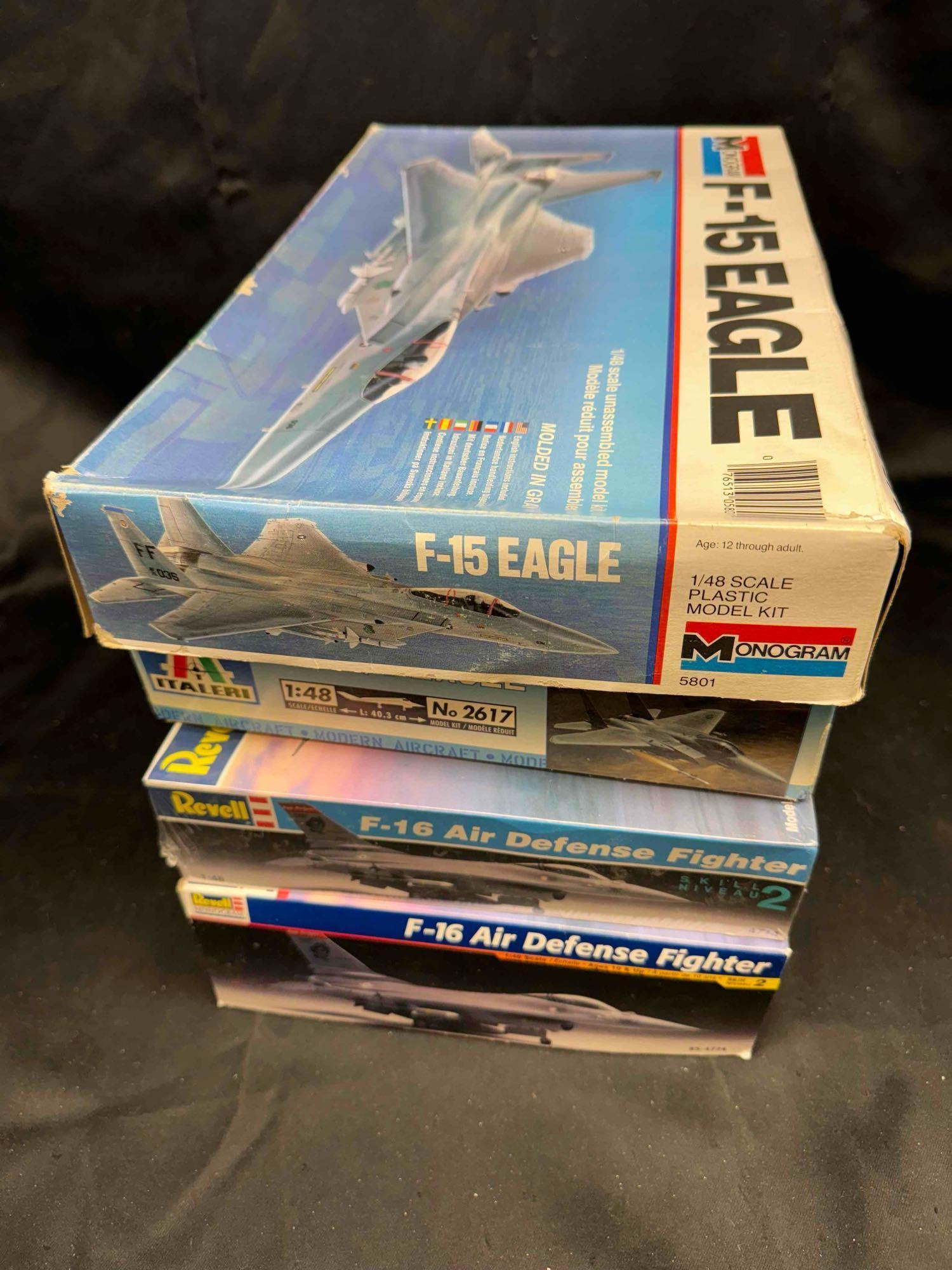 Military Aircraft Model Kits Revell, Italeri, Monogram more