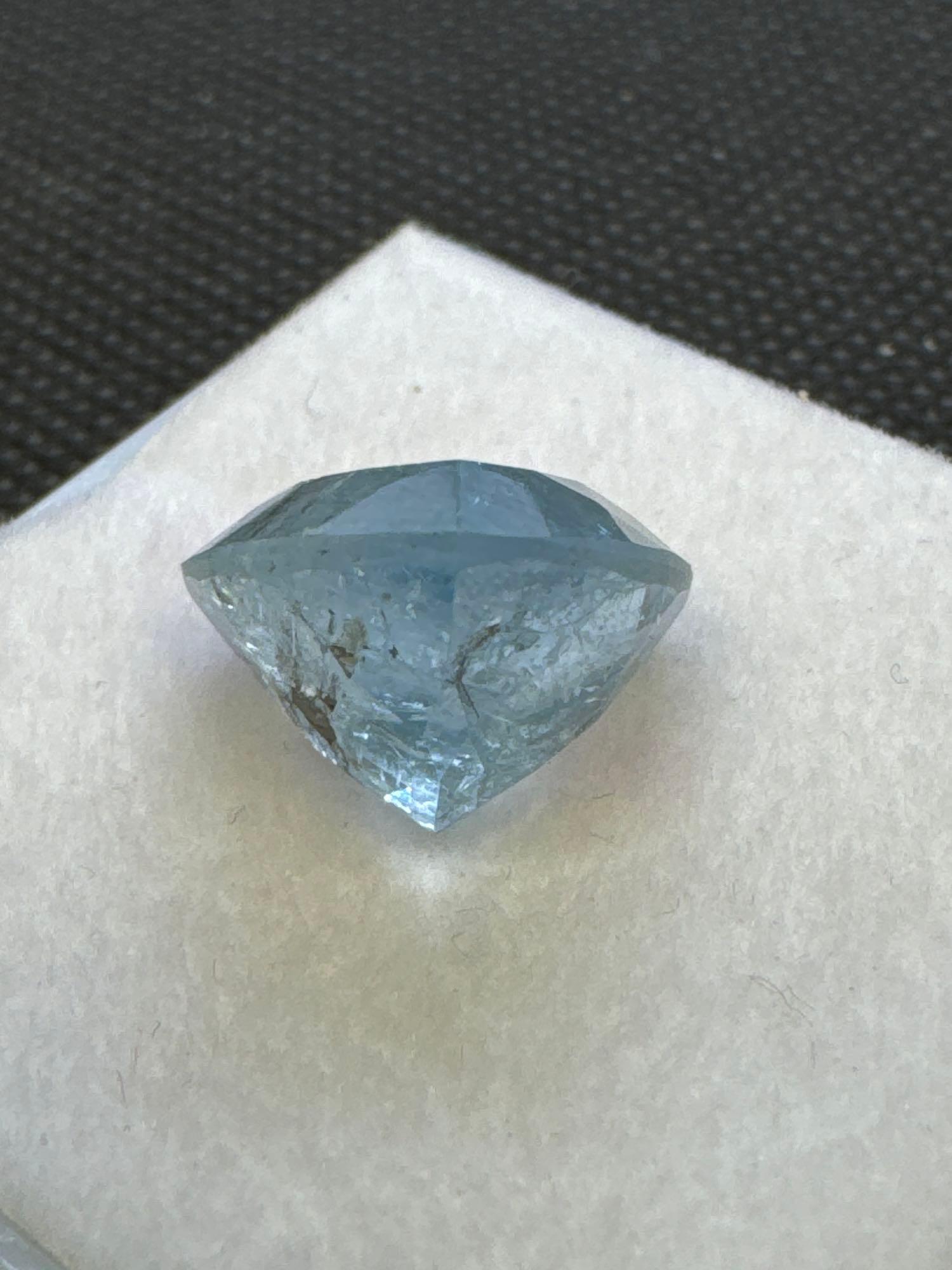 Trillion Cut Blue Aquarium Gemstone 10.70ct