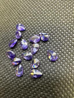 Fantasy Gemstones Purple Pair Cut 7.95ct