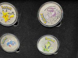 Pokemon Collector Coins and Foil Card Deck set