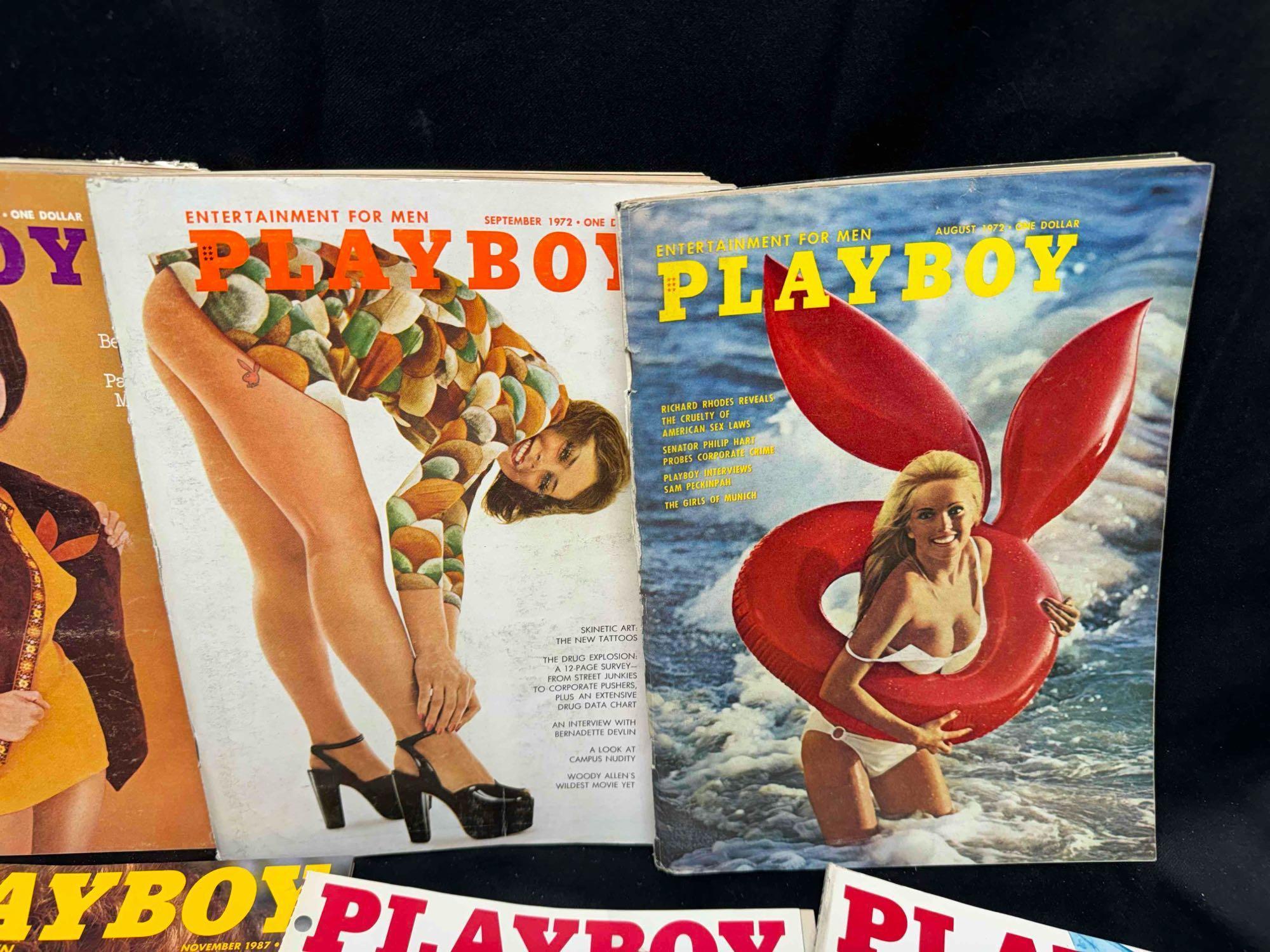 16 Vintage Playboy Magazines 1980s-1990s Centerfolds, Vanna White