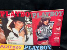 17 1960s-1980s Vintage Playboy Magazines Centerfolds