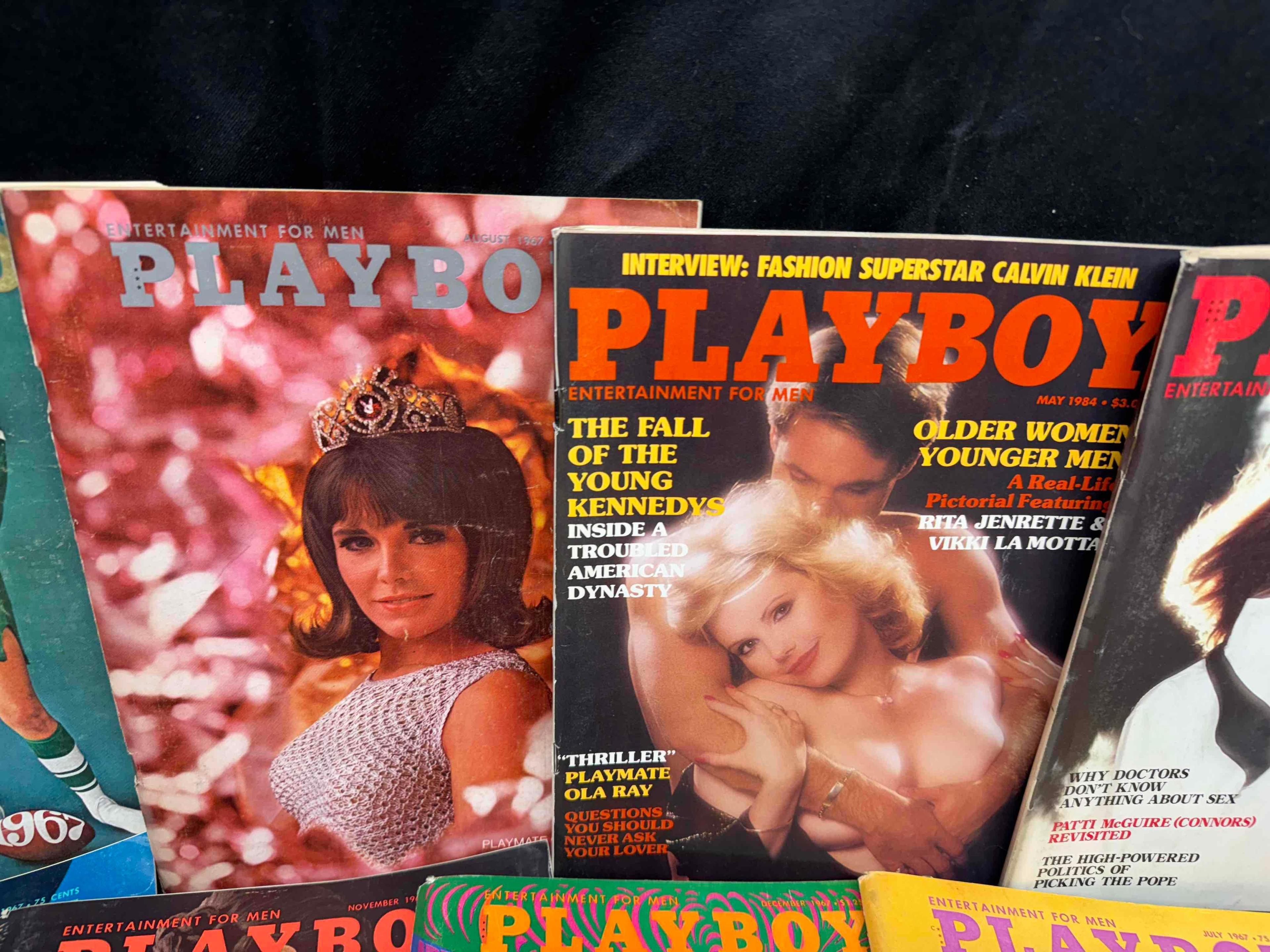 17 1960s-1980s Vintage Playboy Magazines Centerfolds