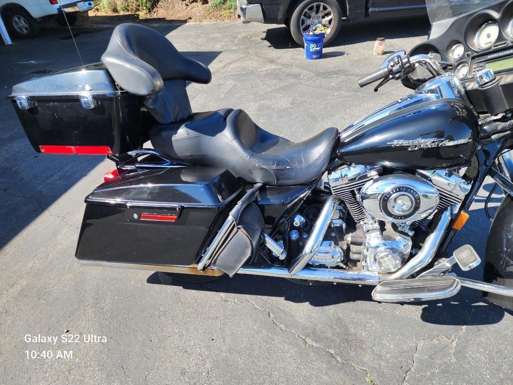 2007 Harley Davidson Street Glide Motorcycle VIN 1HD1KB4377Y718735