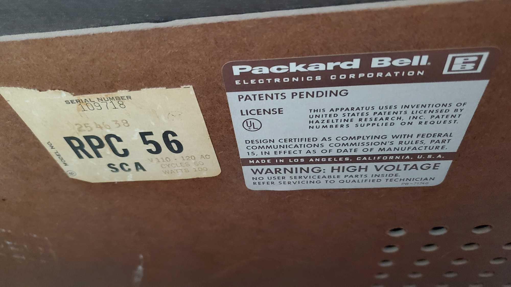 Vintage Packard Bell solid state model RPC 56 @ Farm