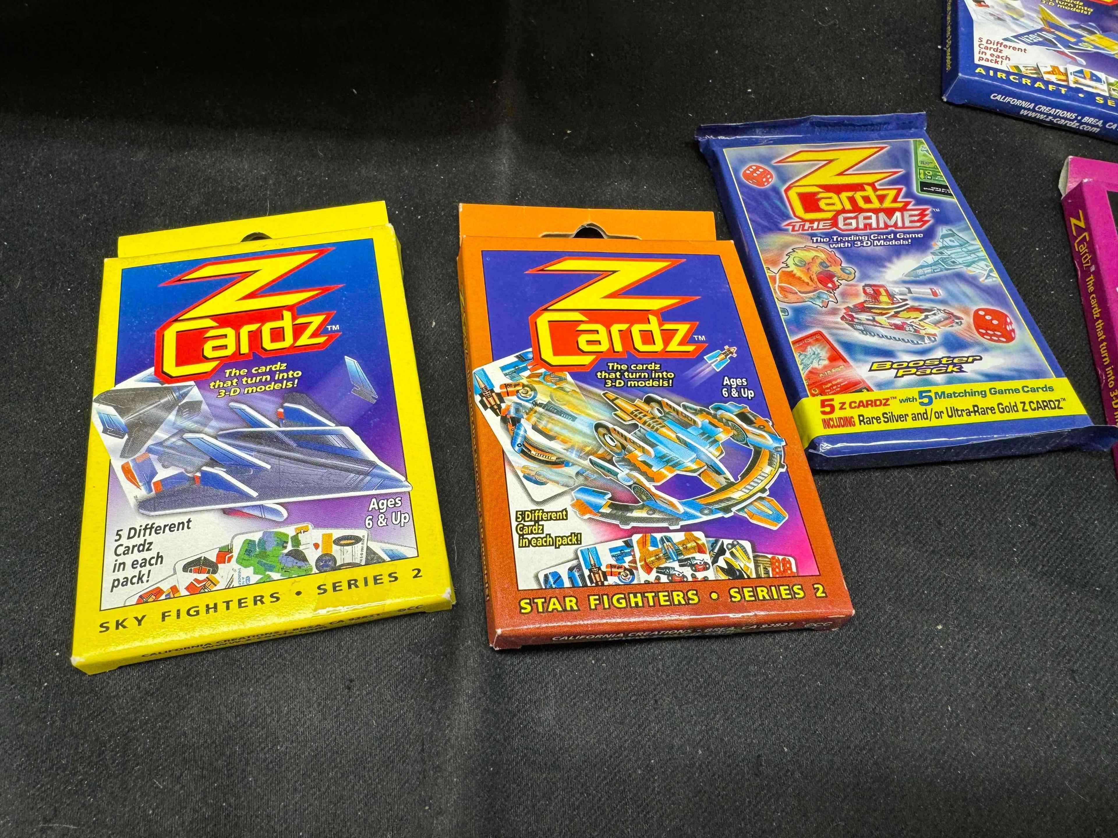 Box of Z Cards The Game Starter Packs, Booster Packs more