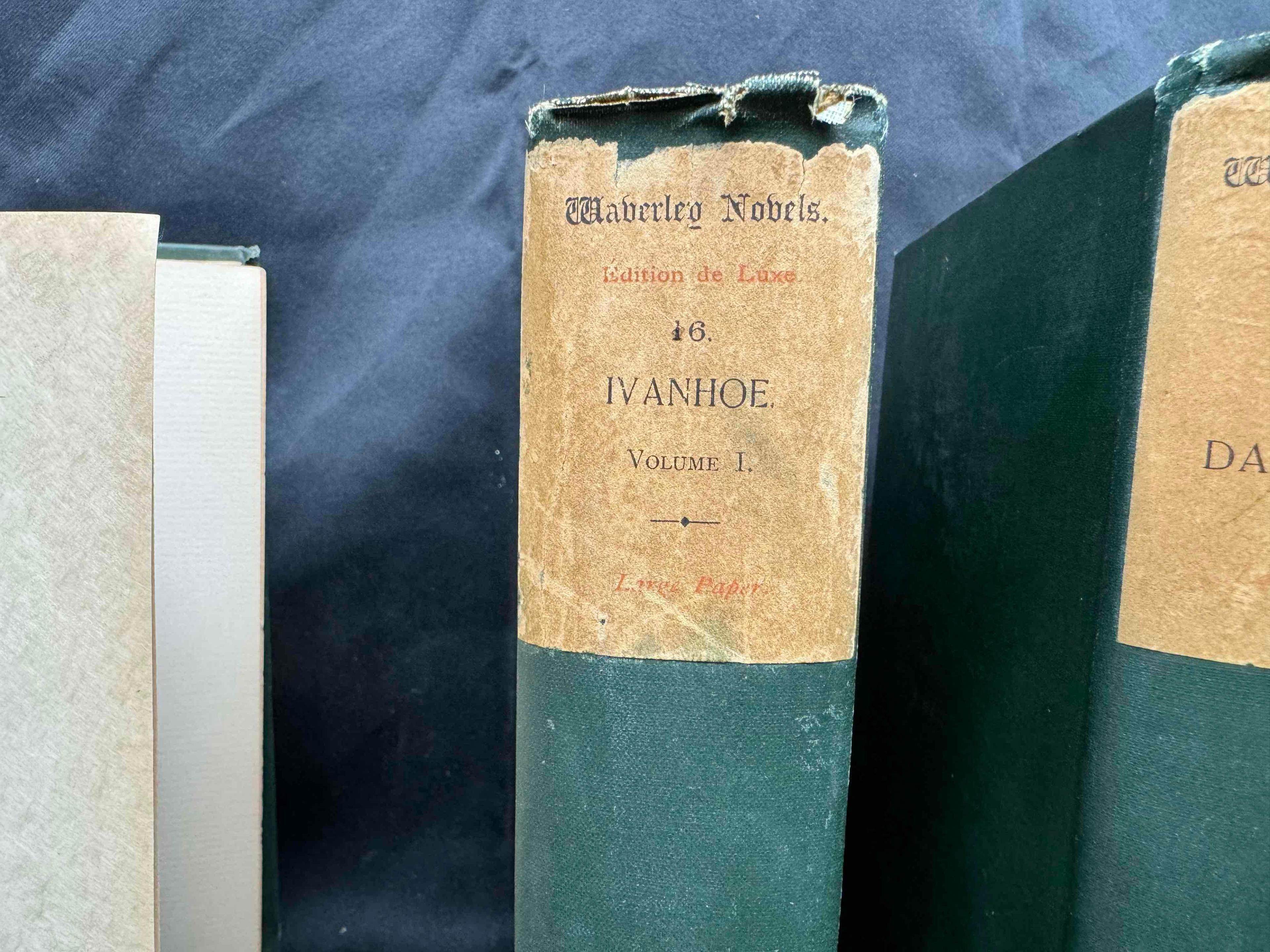 Antique Books 1890s Waverly Novels by SIR WALTER SCOTT, BART