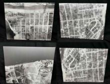 4 Aerial Photography LA Jolla 1927 San Diego Wall Canvas Art 16x20