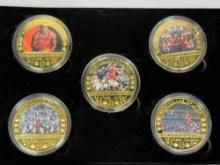 Michael Jordan 23kt Gold Collector Coins