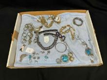 Fancy Costume Jewelry some Designer Necklaces, Bracelets, more
