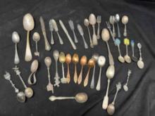 Silver Plated and Copper Flatware