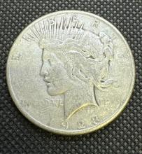 1923-S Sliver Peace Dollar 90% Silver Coin 0.93 Oz