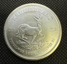 2023 1 Troy Oz .999 Fine Silver Krugerrand Bullion Coin