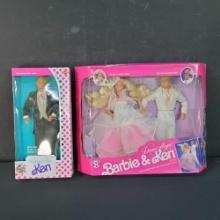 Mattel Weding Day Barbie/ken Mattel Wedding Day Ken doll both NIB