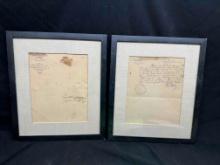 Ephemera Pair of Antique Letters from Italy Early 1900s Lucero Musicale Anonima