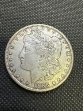 1888 Morgan Silver Dollar 90% Silver Coin