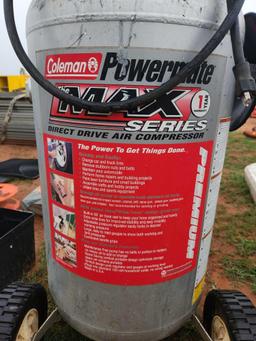 coleman powermate the max series 33 gal air compressor
